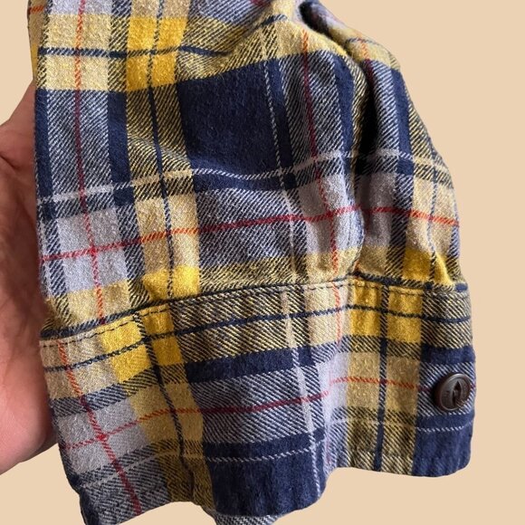 Weatherproof Vintage Shirt Adult Extra Large Yellow Plaid Western Casual Mens‎ - Picture 5 of 7